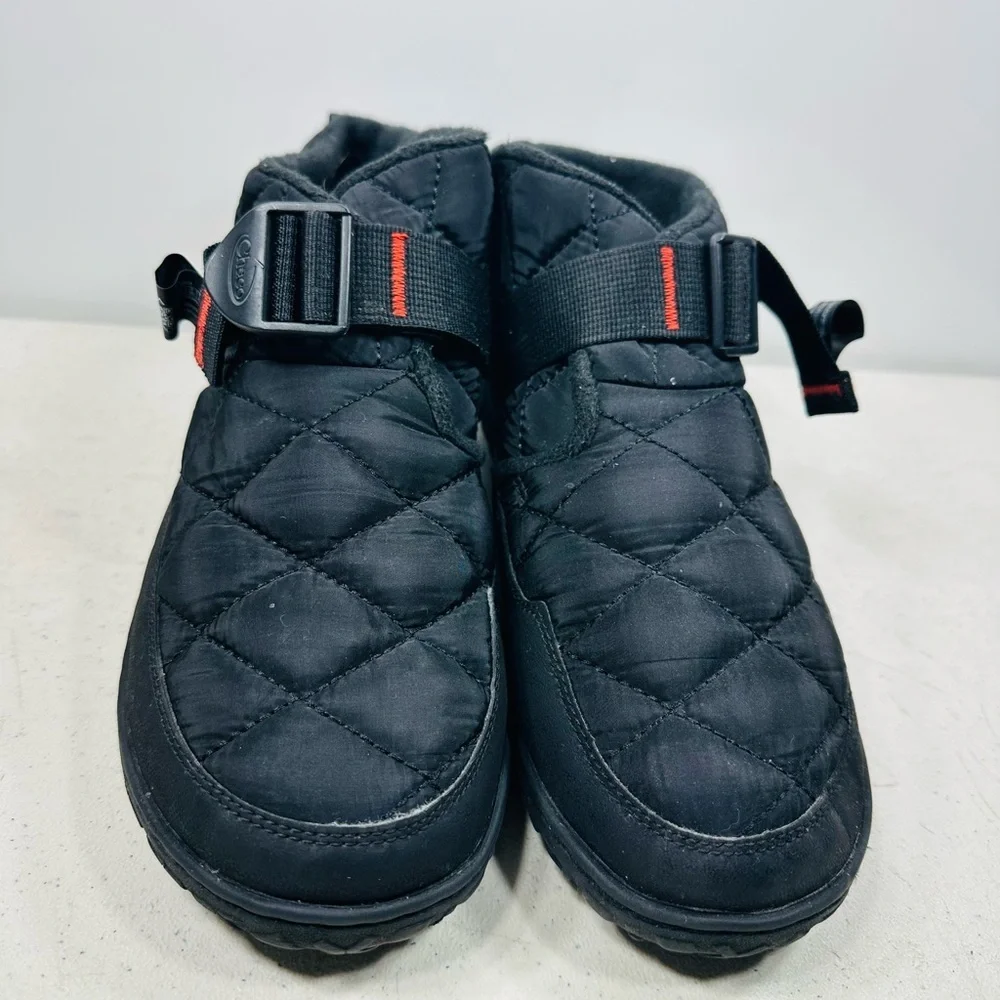 Chaco Ramble Puff Shoes Mens Size 10 Black Outdoor Slipper Comfort Ankle Boots